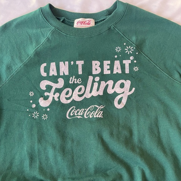 Wildfox X Coca-Cola Can't Beat the Feeling Sommers Sweater in‎ Green Size Small - Picture 5 of 9